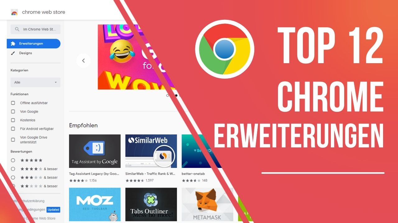 Top 12 Chrome Extensions