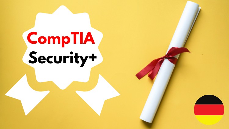 Abzeichen und Zertifikat - Kurs: CompTIA Security+ Prüfungsfragen 2023 (SY0-601)