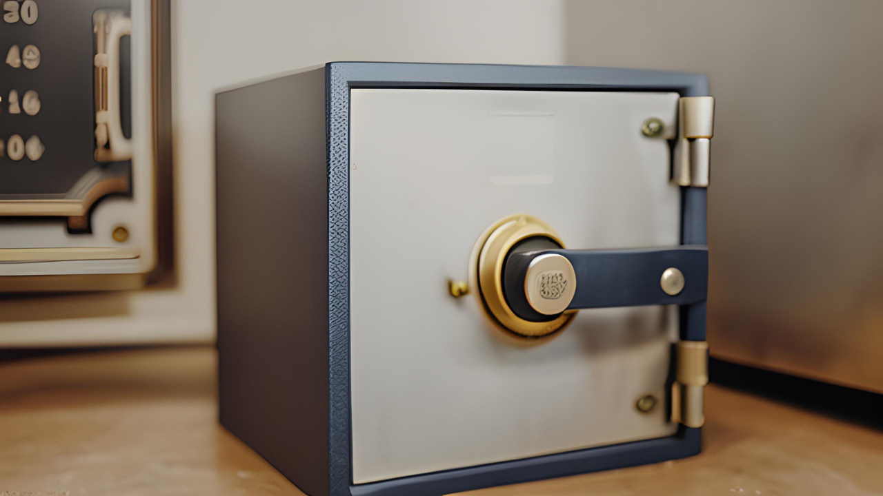 Ein verschlossener Tresor als Symbol für sichere Passwortverwaltung